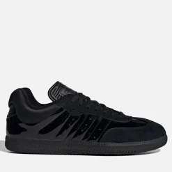 Trainers|Trainers|Dr. Martens adidas X DingYun Zhang Samba Patent-Leather and Suede Trainers - UK 4