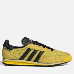 Trainers|Dr. Martens adidas x Wales Bonner SL76 Suede Leather and Crochet Trainers - UK 3