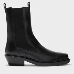 Boots|Aeyde Women's Antonia Leather Chelsea Boots - UK 3