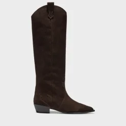 Boots|Aeyde Women's Aruna Suede Knee-High Boots - UK 3