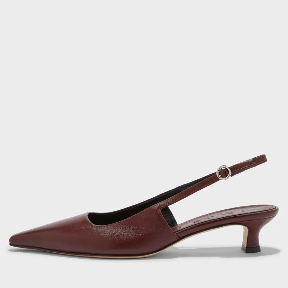 Heels|Dr. Martens Aeyde Women's Catrina Leather Slingback Court Heels - UK 3