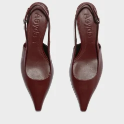 Heels|Dr. Martens Aeyde Women's Catrina Leather Slingback Court Heels - UK 3