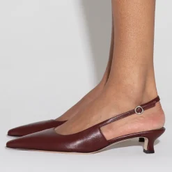Heels|Dr. Martens Aeyde Women's Catrina Leather Slingback Court Heels - UK 3