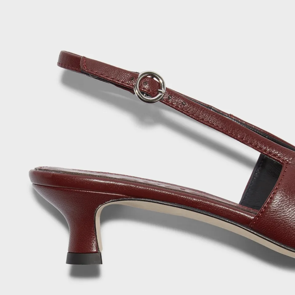 Heels|Dr. Martens Aeyde Women's Catrina Leather Slingback Court Heels - UK 3