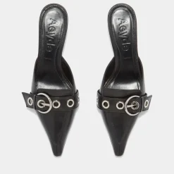 Heels|Dr. Martens Aeyde Women's Danielle Leather Heeled Mules - UK 6