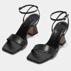 Heels|Sandals & Slides|Anine Bing Aeyde Women's Fenna Leather Heeled Sandals - UK 3