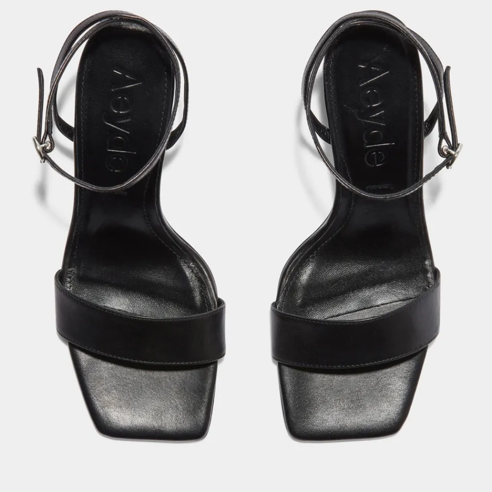 Heels|Sandals & Slides|Anine Bing Aeyde Women's Fenna Leather Heeled Sandals - UK 3