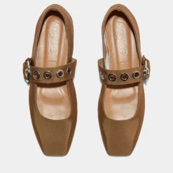 Flats|Aeyde Women's Uma Eyelet Grosgrain Ballet Flats - UK 7