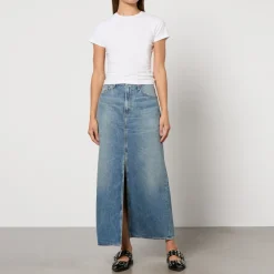 Skirts|Skirts|AGOLDE Leif Denim Maxi Skirt - W28