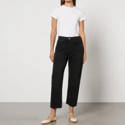 Jeans|AGOLDE '90s Cropped Organic Denim Straight-Leg Jeans - W30