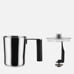 Kitchen|Dr. Martens Alessi Milk Frother - Plisse Black