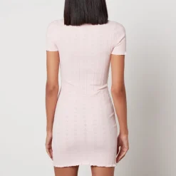 Dresses|Dresses|Alexander Wang Pointelle-Knit Mini Dress - XS