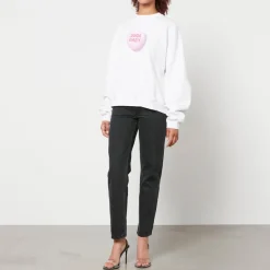 Loungewear|Sweatshirts|Alexander Wang Suga Baby Cotton-Jersey Sweatshirt - L