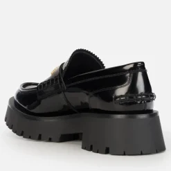 Loafers|Dr. Martens Alexander Wang Women's Carter Leather Loafers - Black - UK 7
