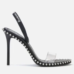 Heels|Sandals & Slides|Dr. Martens Alexander Wang Women's Nova Faux Leather Heeled Sandals - UK 3