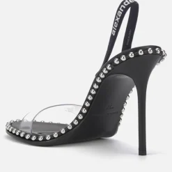 Heels|Sandals & Slides|Dr. Martens Alexander Wang Women's Nova Faux Leather Heeled Sandals - UK 3