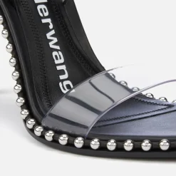 Heels|Sandals & Slides|Dr. Martens Alexander Wang Women's Nova Faux Leather Heeled Sandals - UK 3