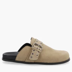 Flats|SUI AVA ALOHAS Women's Halia Suede Mules - UK 4