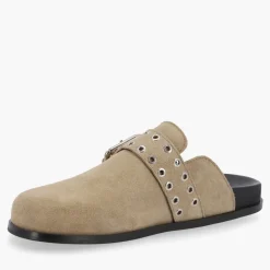 Flats|SUI AVA ALOHAS Women's Halia Suede Mules - UK 4