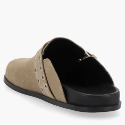 Flats|SUI AVA ALOHAS Women's Halia Suede Mules - UK 4