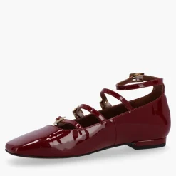 Flats|Dr. Martens ALOHAS Women's Luke Patent Leather Ballet Flats - UK 3.5