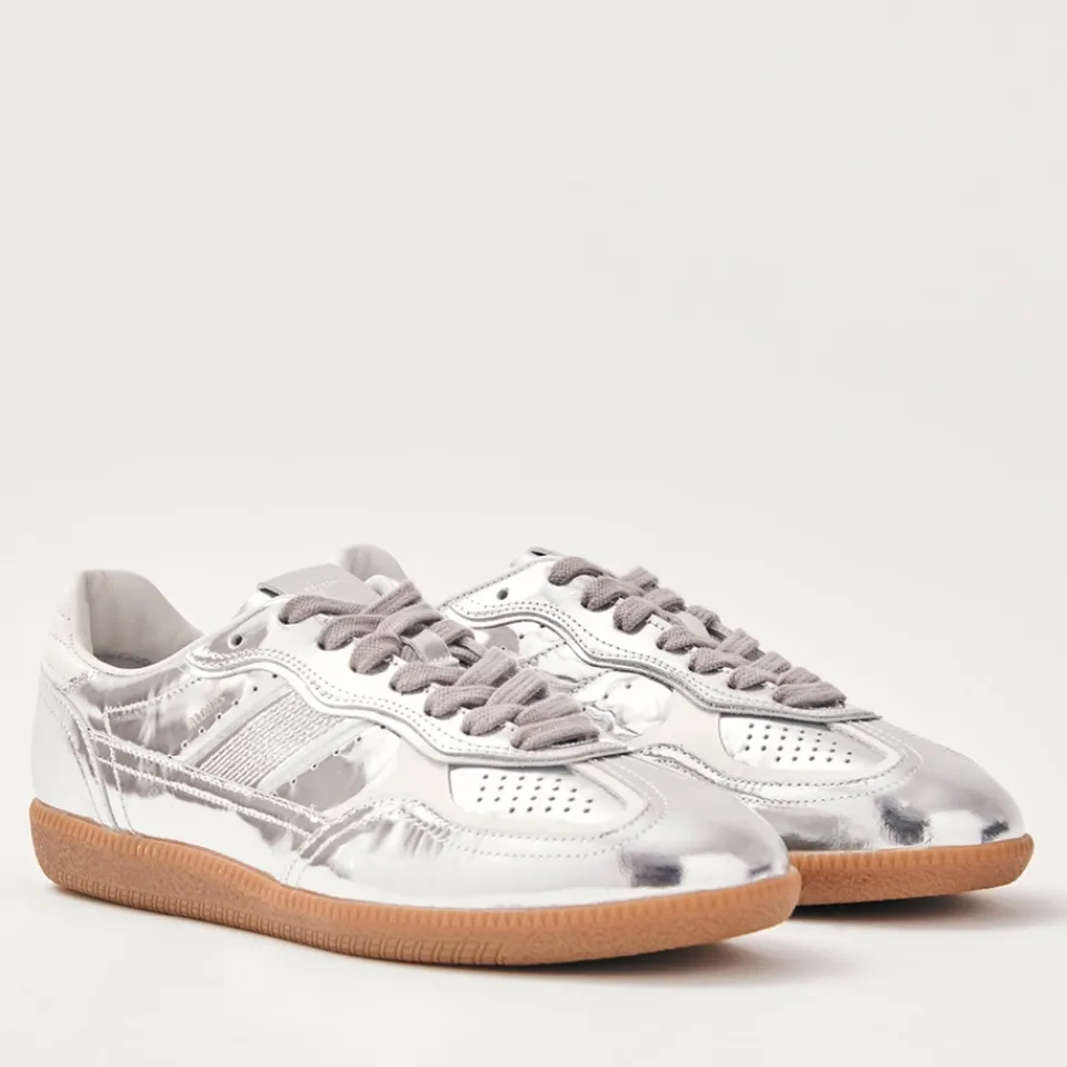 Trainers|Ganni ALOHAS Women's Tb.490 Rife Patent Leather Trainers - UK 3.5