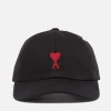 Hats|A.P.C. AMI Adc Logo-Embroidered Cotton-Twill Cap