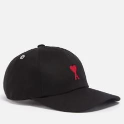 Hats|A.P.C. AMI Adc Logo-Embroidered Cotton-Twill Cap