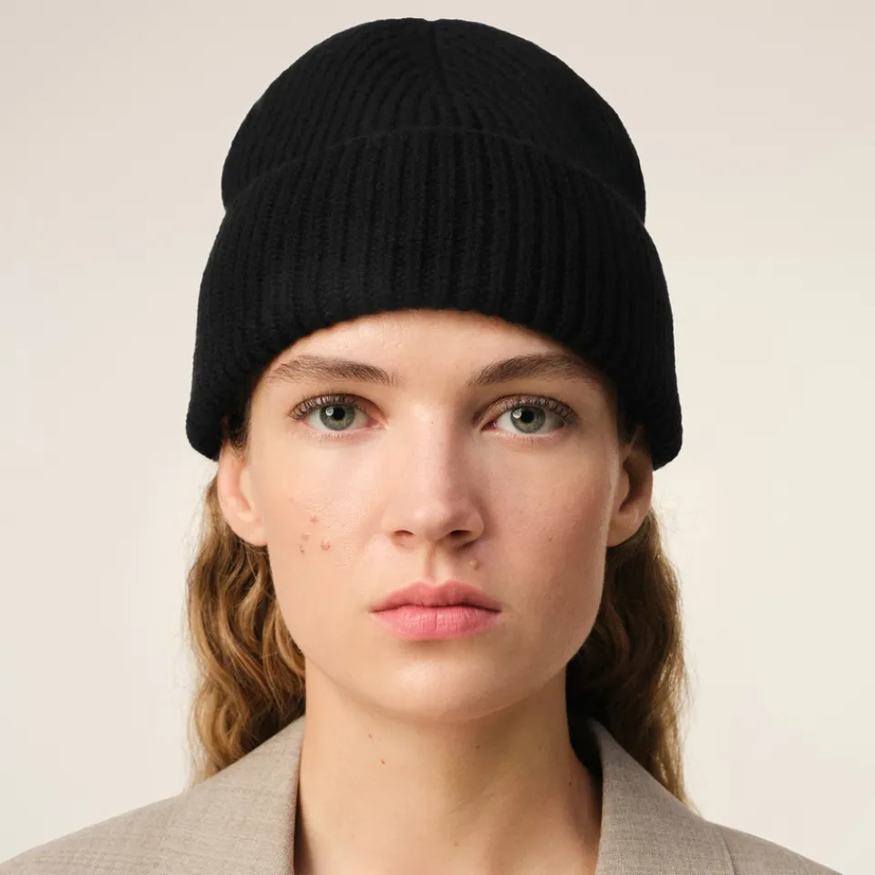 Hats|Coach AMI ADC Ribbed-Knit Wool Beanie