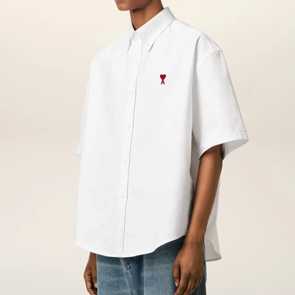 Shirts|Shirts|Polo Ralph Lauren AMI Boxy Fit ADC Cotton-Poplin Shirt - M