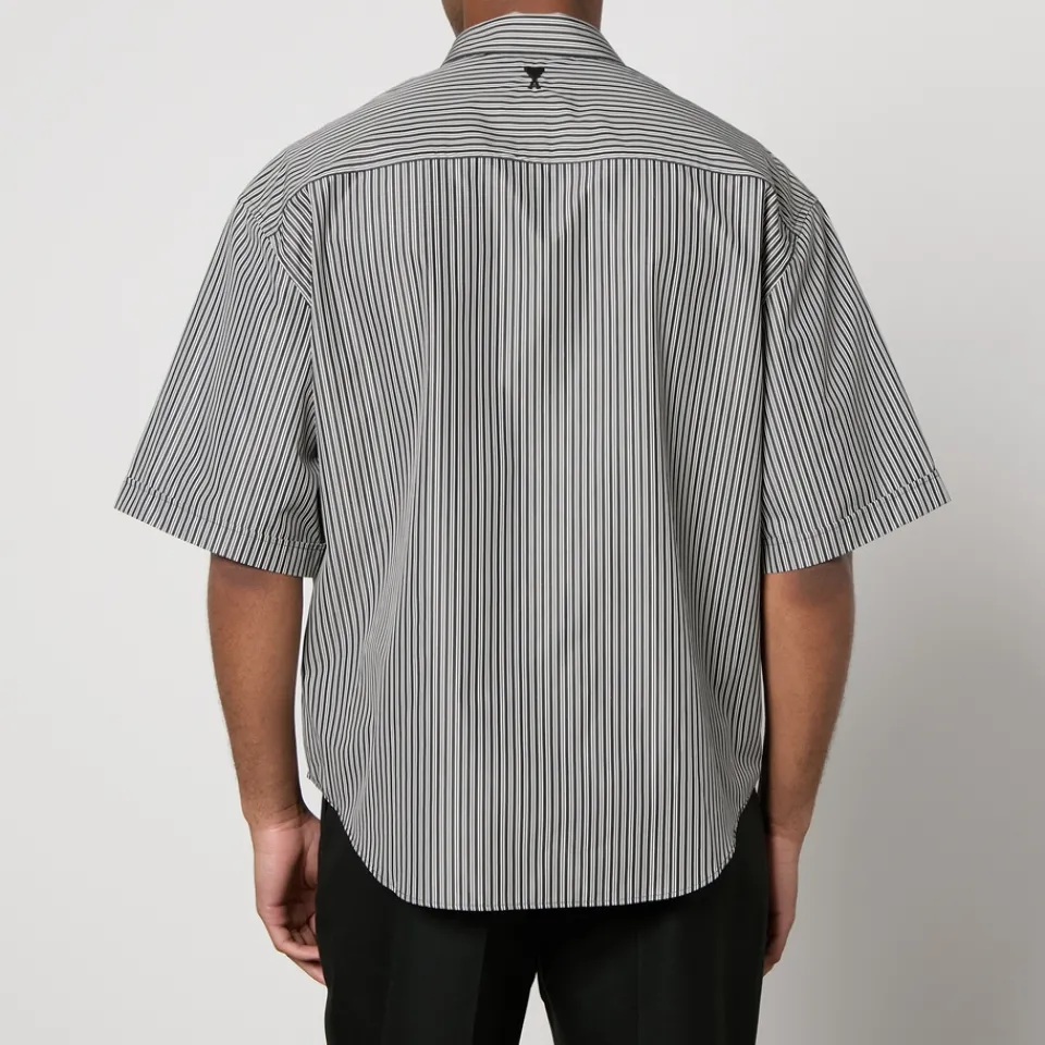 Shirts|Shirts|MARANT AMI Boxy Fit Cotton-Poplin Shirt - XS