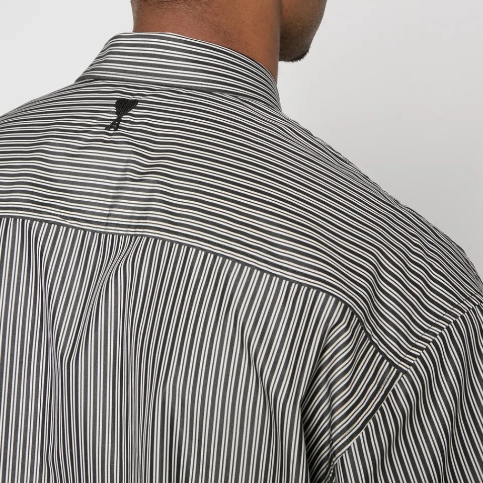 Shirts|Shirts|MARANT AMI Boxy Fit Cotton-Poplin Shirt - XS