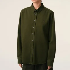 T-Shirts And Tops|Shirts And Blouses|Maison Margiela AMI Classic ADC Cotton-Twill Shirt - S