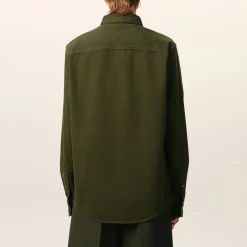 T-Shirts And Tops|Shirts And Blouses|Maison Margiela AMI Classic ADC Cotton-Twill Shirt - S