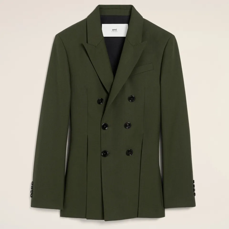 Jackets|Coats|Dr. Martens AMI Classic Double-Breasted Wool Jacket - UK 6