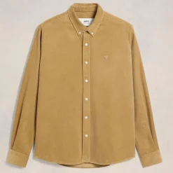 Shirts|Shirts|Coach AMI Cotton-Corduroy Classic Fit Shirt - S