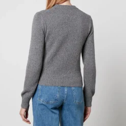 Loungewear|Knitwear|Dr. Martens AMI De Coeur Logo Cashmere-Blend Jumper - L