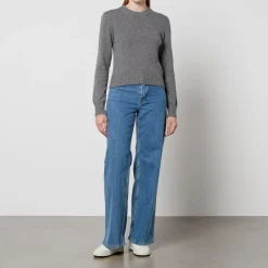 Loungewear|Knitwear|Dr. Martens AMI De Coeur Logo Cashmere-Blend Jumper - L