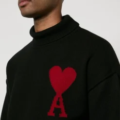 Knitwear|Dr. Martens AMI De Coeur Roll Neck Wool Jumper - XL