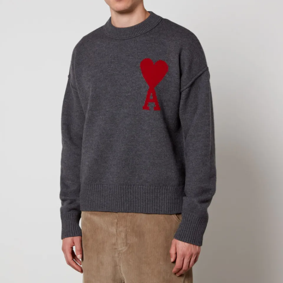 Knitwear|BY FAR AMI De Coeur Wool Jumper - L