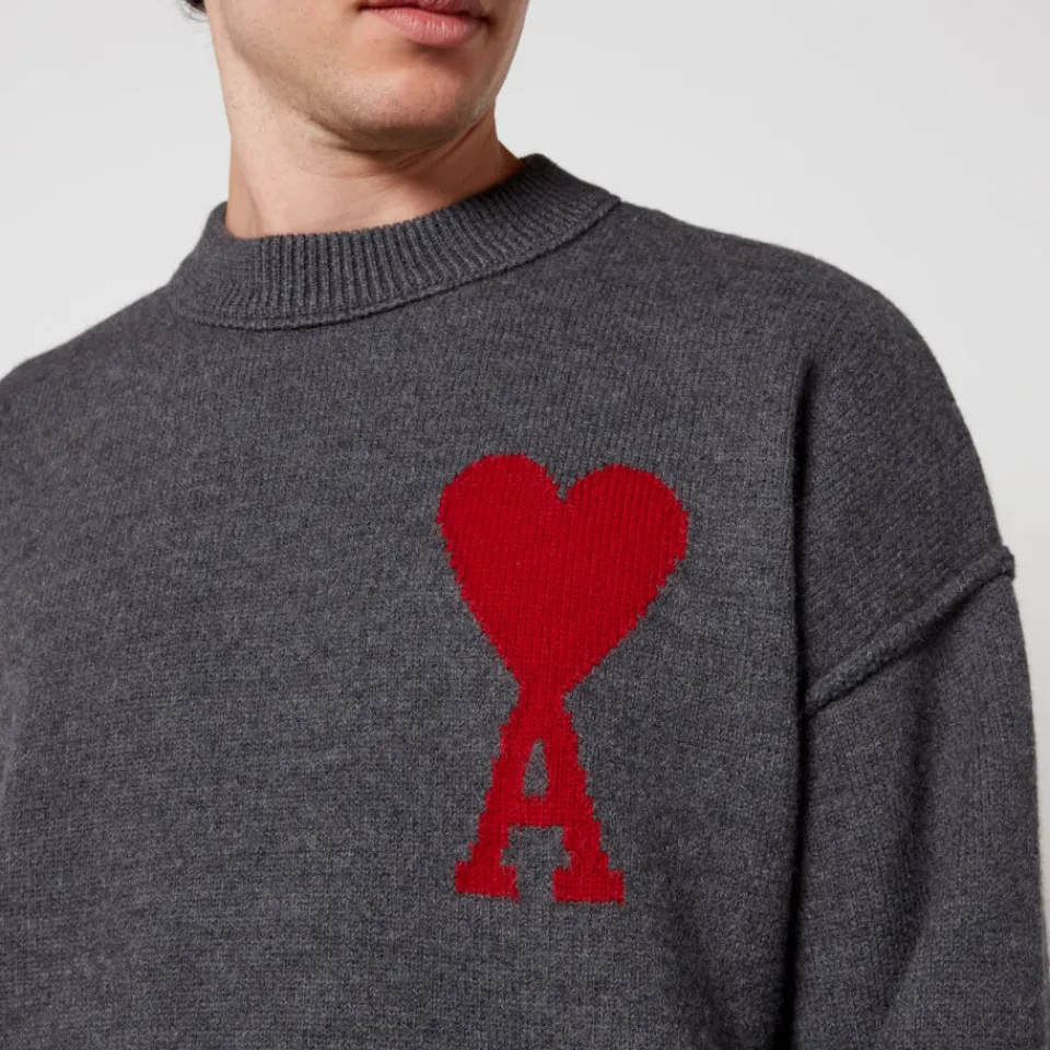 Knitwear|BY FAR AMI De Coeur Wool Jumper - L