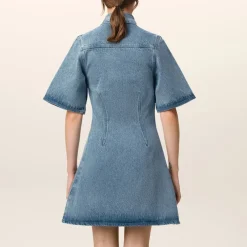 Dresses|Dresses|Notte AMI Denim Mini Shirt Dress - XS