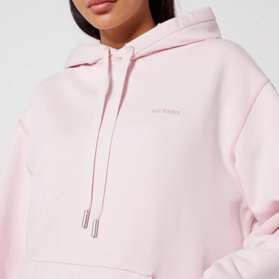 Loungewear|Sweatshirts|AMI Fade Out Cotton-Jersey Hoodie - L
