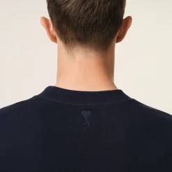 Sweatshirts|Maison Kitsuné AMI Logo Cotton-Jersey Jumper - S