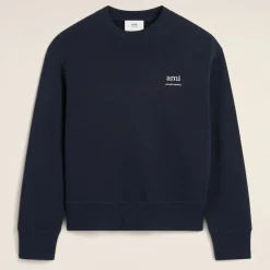 Sweatshirts|Maison Kitsuné AMI Logo Cotton-Jersey Jumper - S