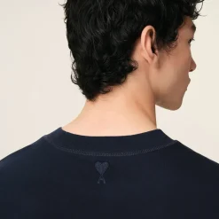 T-Shirts|T-Shirts|AMI Logo Cotton-Jersey T-Shirt - L