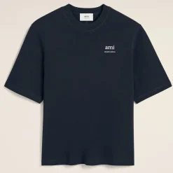 T-Shirts|T-Shirts|AMI Logo Cotton-Jersey T-Shirt - L