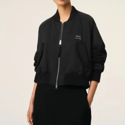 Jackets|Coats|Dr. Martens AMI Loose AMI Logo Twill Bomber Jacket - S