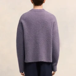 Cardigans|Knitwear|AMI Off White De Coeur Alpaca-Blend Cardigan - M