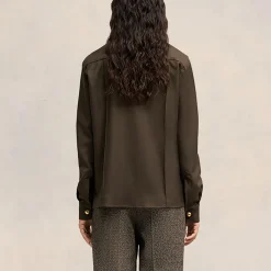 T-Shirts And Tops|Shirts And Blouses|Dr. Martens AMI Pintuck Wool Shirt - XS
